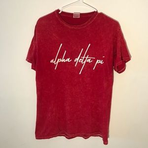 Acid Washed Alpha Delta Pi Tee